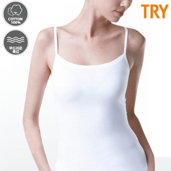 여성 순면 스마트 케미솔 런닝 1매