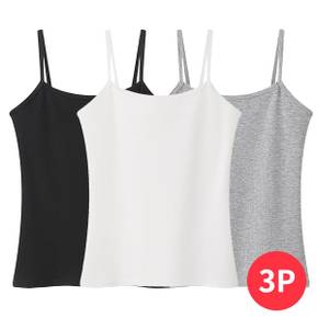 /  3 PACK구성  NT3156 여성 데일리 베이직 이너 골지 끈나시 3P