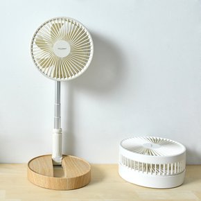 무선 접이식 선풍기 폴딩팬 BLDC 저소음 리모컨 캠핑 야구장 선풍기 우드