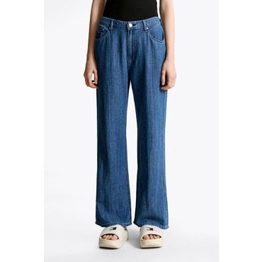 타미진스 여성 하이 루즈 스트레이트 데님 팬츠 T32F1NEW20TWL1 TOMMY JEANS