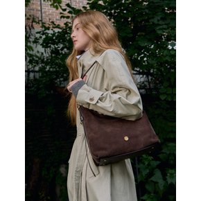 Sac Leonie Suede Marron