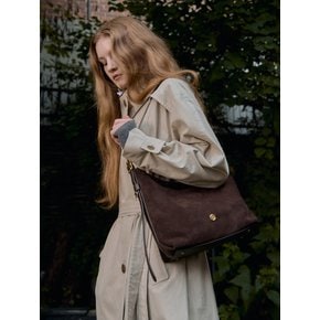 Sac Leonie Suede Marron