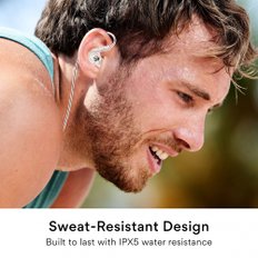 MEElectronics Sport-Fi M6 인 이어 스포츠 헤드폰 클리어 Earphone-M6-CL-MEE [품]