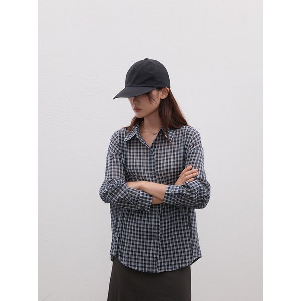 빈티지 타탄 체크 셔츠