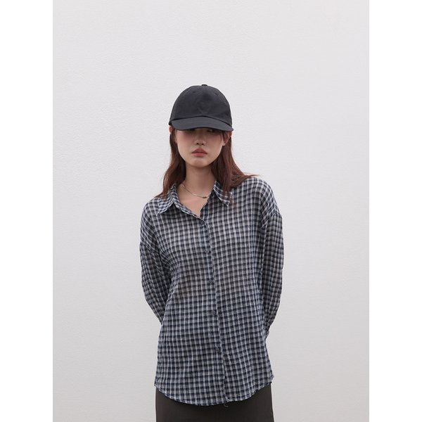 빈티지 타탄 체크 셔츠