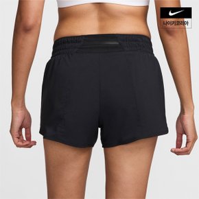 우먼스 나이키 원 드라이 핏 미드라이즈 브리프 라인드 그래픽 쇼츠 NIKE FV6365-010