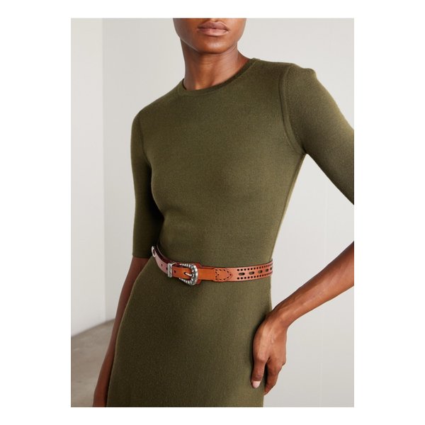 컷아웃 가죽 웨이스트 벨트 46376663162903121