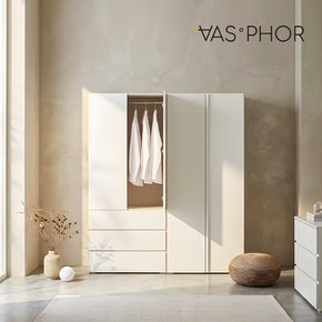모린 1600 키큰 옷장 세트 (800서랍옷장+800옷장)