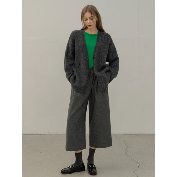 BASIC OVER FIT KNIT CARDIGAN_NWCA4168