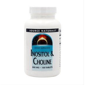 소스 내추럴스 이노시톨 & 콜린 800mg 100타블렛