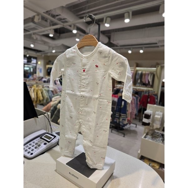 [파주점] [블루독베이비 (WH) 거즈우주복 4517004103