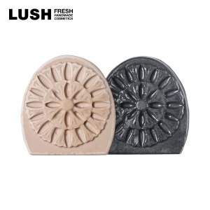 LUSH [공식]아침 저녁 클렌저 (챠콜+프레쉬 파머시) - 페이셜 솝 세트