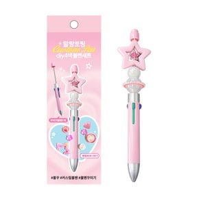 말랑 토핑 diy 4색 볼펜세트(1p) 캐릭터볼펜 개별포장 학용품 신학기용품 어린이날선물