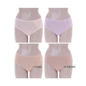 4종택1]와코루 순면 100% W자수팬티[WPT4125/4C][34653461]