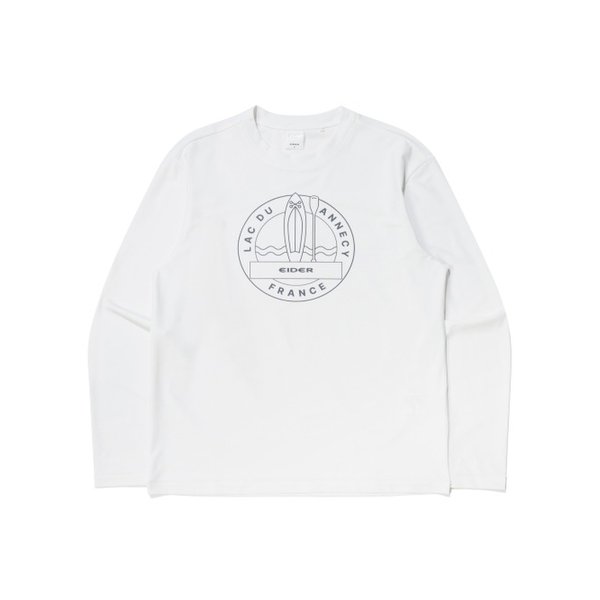 확대된 대표 DMM24261W2 SUMMER VIBE 썸머 바이브 남성 긴팔 래쉬가드 White 403
