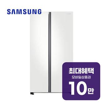 삼성 비스포크 양문형 냉장고 852L (코타 PCM 화이트) RS84DB5002CW 렌탈 60개월 월 37700원