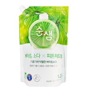 순샘 베이킹소다 X 피톤치드 1.2L ~주방세제 리필 1200ml 리터 베이킹소다 피톤치트향