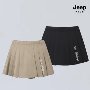 지프키즈 우븐 플리츠스커트 KP1SKF017