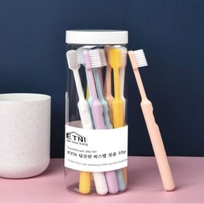 부드러운 칫솔모 파스텔 예쁜 칫솔 대용량 10P (WC1F956)