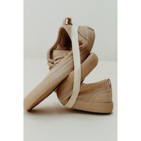 ZARA 자라 키즈 레더 BAREFOOT 트레이너 운동화 타우페 그레이 4446830131 4446830 1318725