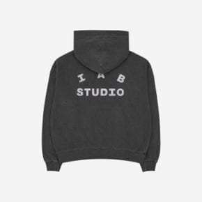 아이앱 스튜디오 피그먼트 후드 블랙 IAB Studio Pigment Hoodie Black