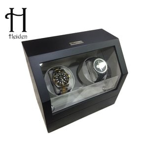 하이덴 하이덴 프리미어 더블  와치와인더 HD010-Black Wood 명품 시계보관함 2구