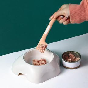세척간편 고양이 강아지 반려동물 습식사료 간식 통조림 캔스푼 스크래퍼 스파츌 (S16405350)