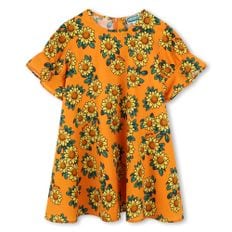 SUNFLOWER  플라워 반팔 원피스(25SS_Z255AGO412_오렌지)