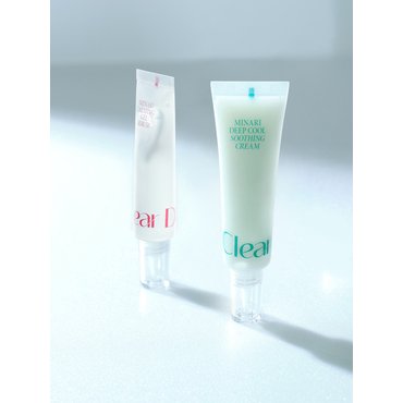 클리어디어 [미나리모공해방SET]미나리 젤 세럼 30ml + 미나리 수딩 크림 30ml