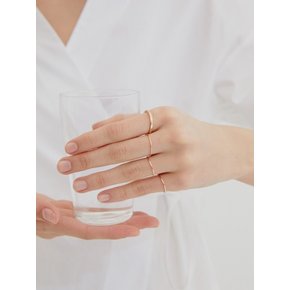 [Surgical_4 Set] Tiny Rosegold Surgical Rings