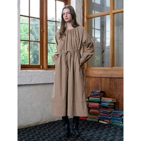 Full-open Shirring Long Dress VC2478OP702M