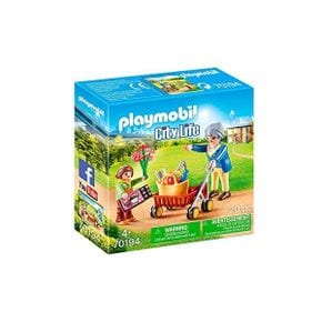 독일 플레이모빌 시티라이프 Playmobil 70194 City Life Grandma with Walking Frame for Age 4