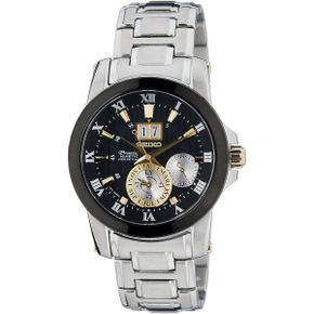 미국 세이코 시계 Seiko Mens SNP129P1 Premier 블랙 워치 1680098