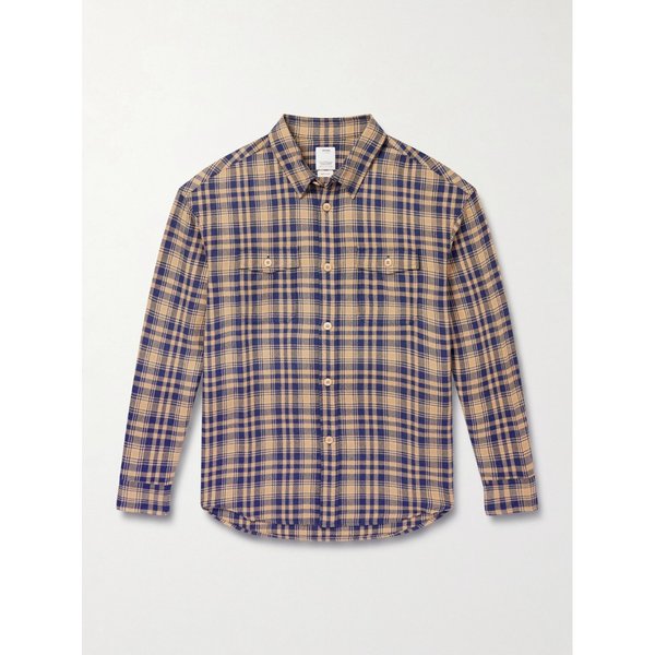 럼버 체크 울 리넨 블렌드 트윌 셔츠 46376663162933431