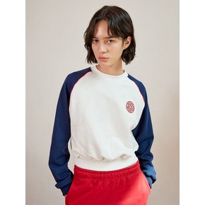 CIRCLE LOGO CROP SWEATSHIRT [2COLOR]