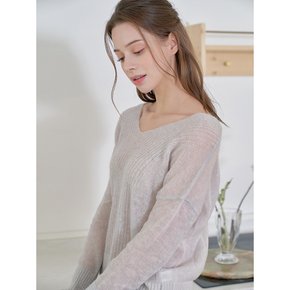 PAIGE SWEATER IN LIGHT GRAY