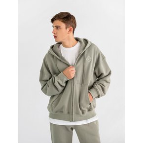 Rhombus Hood Zip-up Mint