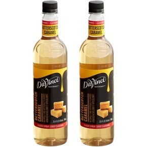 DaVinci Gourmet 다빈치 고멧 버터스카치 시럽 750ml 2개