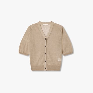 일라일 린넨 블렌드 브이넥 니트 가디건-라이트브라운(IA15251340)