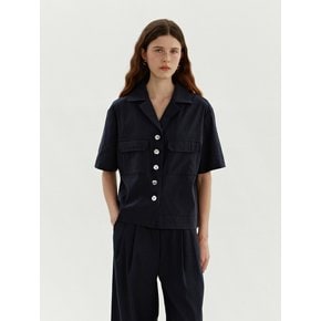 TWR POCKET BUTTON SHIRT NAVY