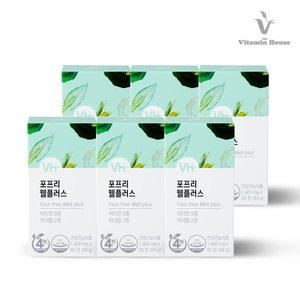 비타민하우스 멀티비타민 웰플러스 6병 (12개월분)