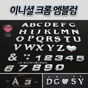 차량익스테리어 내 마음대로 조합해서 쓰는 크롬 이니셜 엠블럼