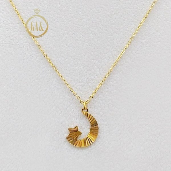 [가앤] 24k순금 별 달 체인목걸이 3.75g