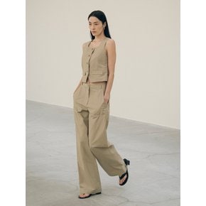 SI 와샤 베스트 셋업_Khaki beige