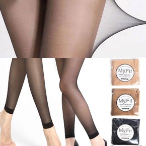 여성 넉넉한 큰사이즈 팬티스타킹 무발스타킹_P435243288