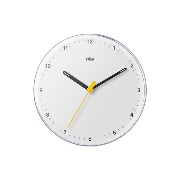 [공식본사정품] BRAUN BC26W 클래식 아날로그 저소음 공용 벽시계