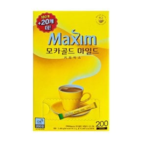 맥심 모카골드 커피믹스 200T (180T+20T) 무료배송