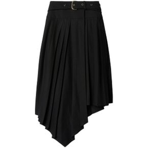 오프 화이트 Midi skirt OWCW006F23FAB0021000 Black