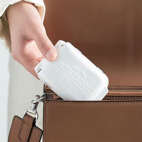 휴대하기 간편한 여행용 3단 알약 케이스 수납함