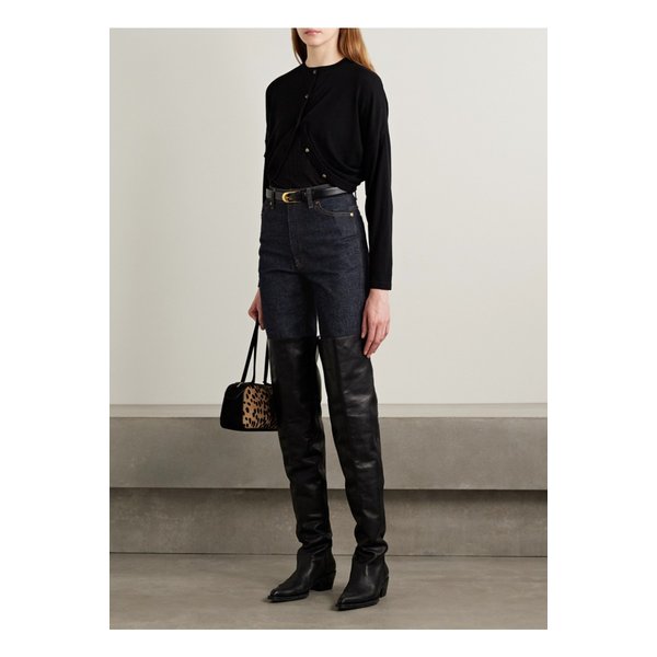 케이트 다니엘 하이라이즈 스트레이트 진 다크 데님 46376663162912886